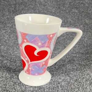 *Royal Norfolk Valentine Heart Footed Mug